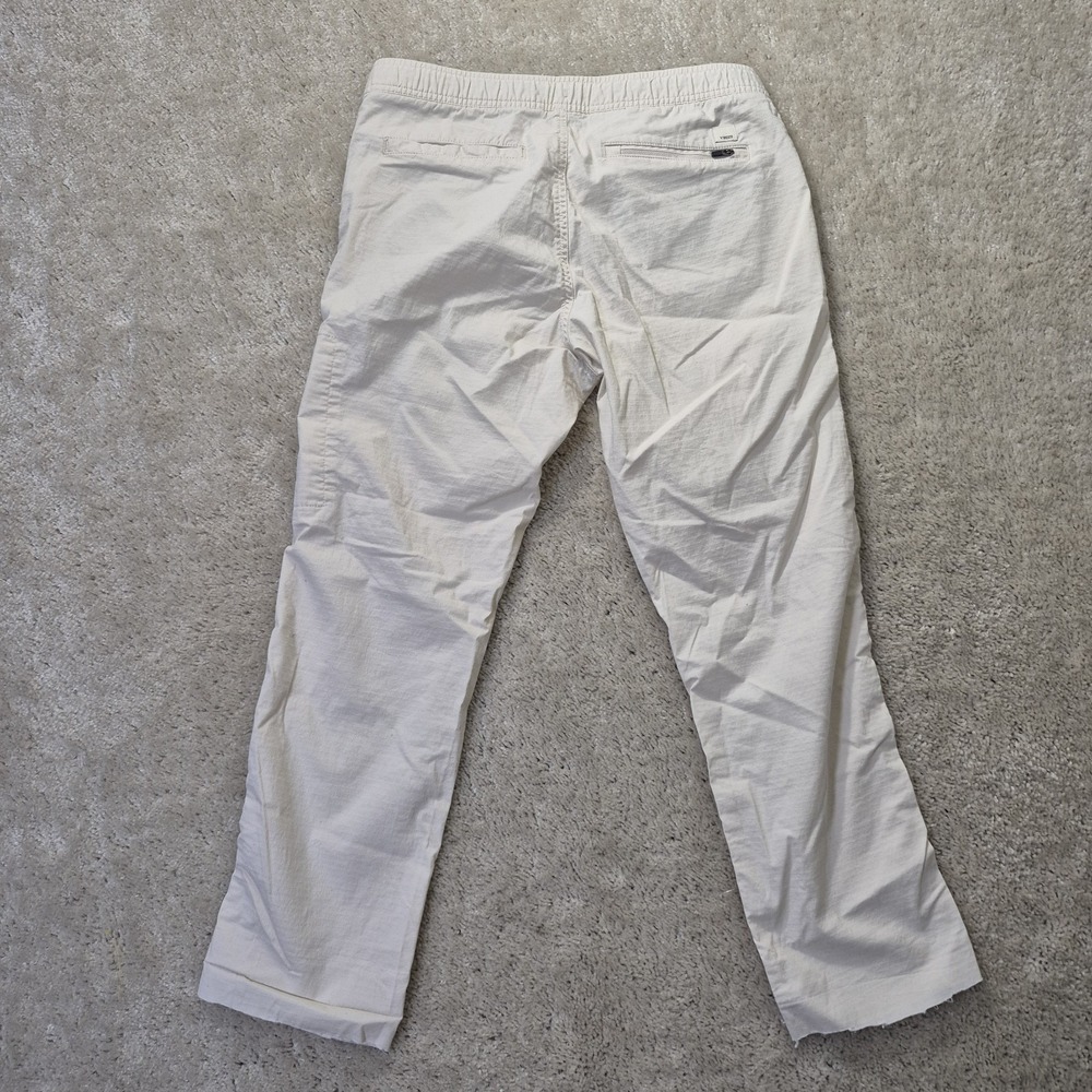 Vuori Women Ripstop Pants Womens Medium Beige Stretch Waist Utility Cut Off Hem - Picture 13 of 16